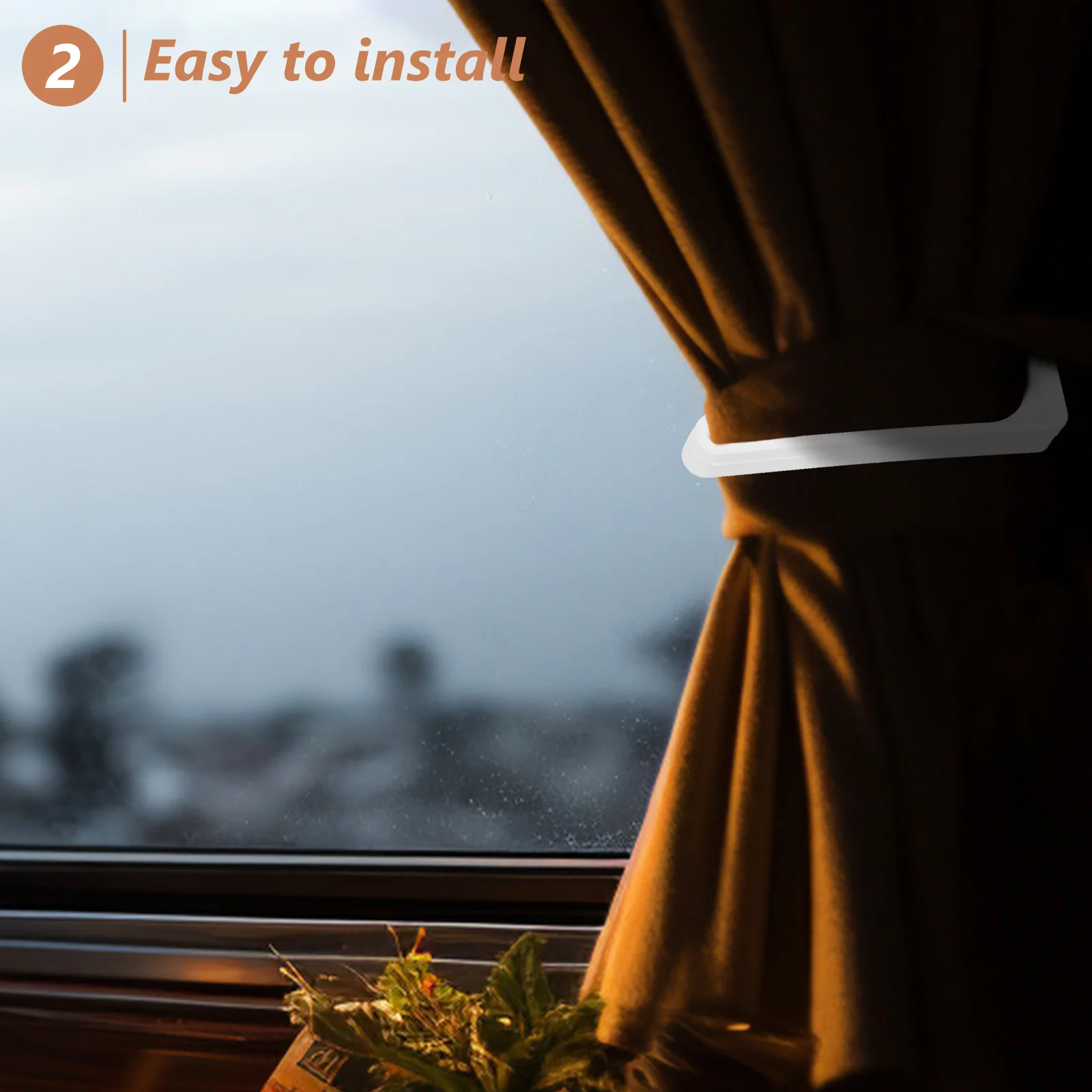 

4 шт., крепления для штор на колесах, белые пластиковые фиксаторы, монтажный комплект, зажимы для окон кемпера, безопасное стабильное оборудование