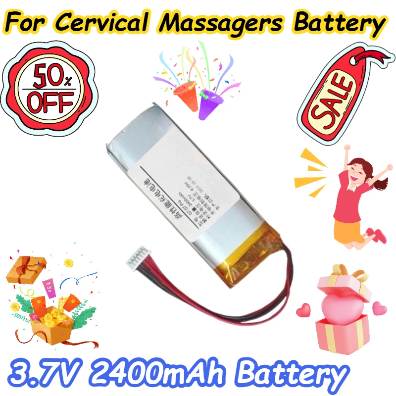 

3.7V 2400mAh Battery for SKG G7 Pro Cervical Massagers Battery