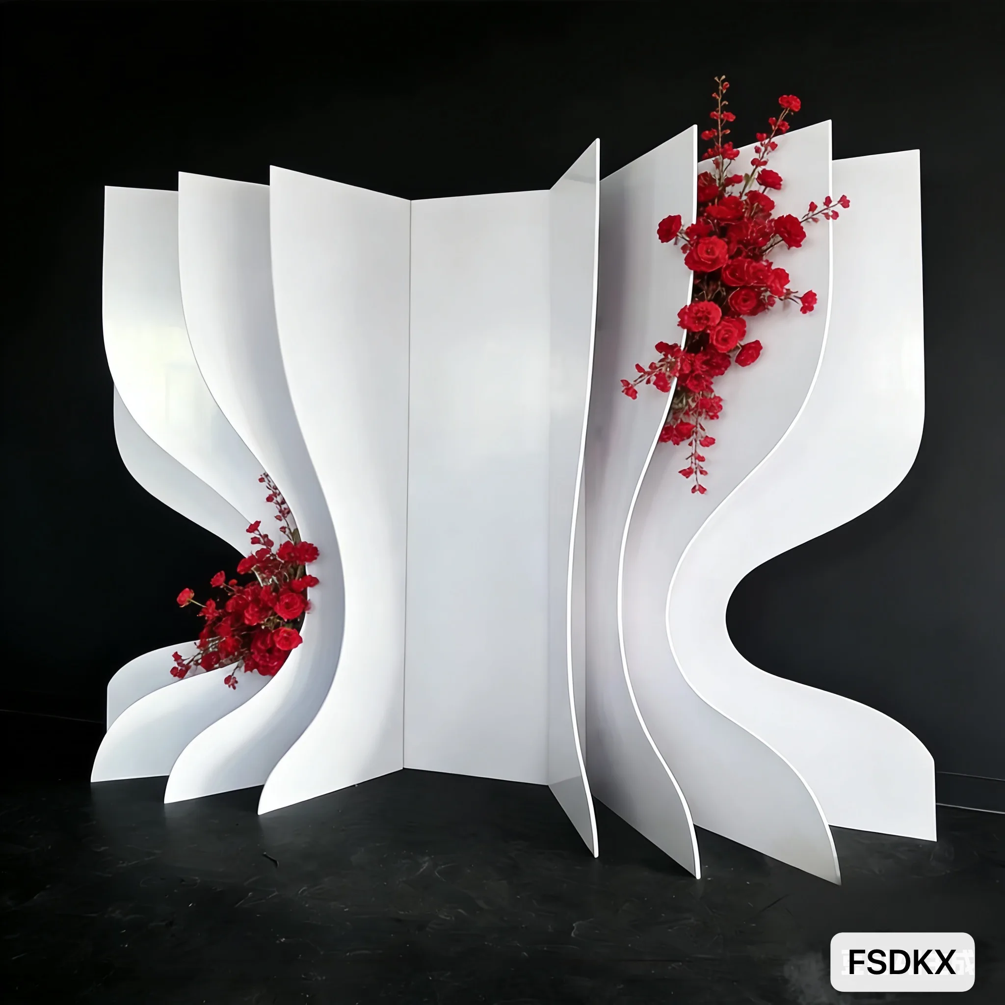 

New Arrival PVC Backdrops Customized Style Stage Decor Acrylic Stage Events Supplier On Sales