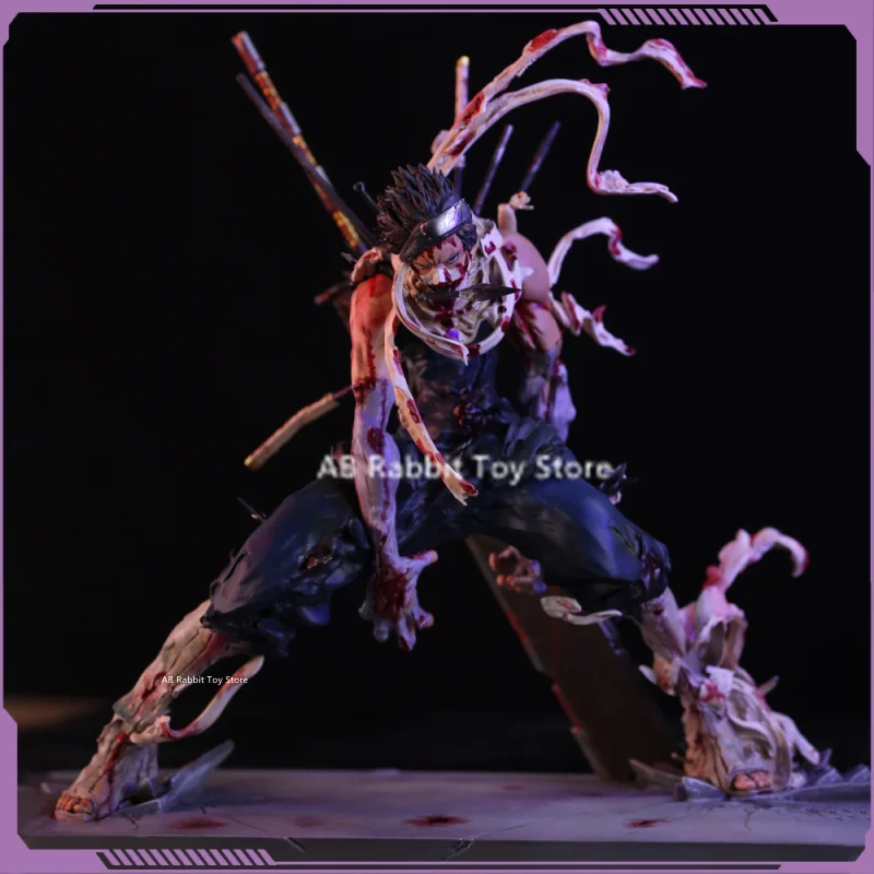 Figurine d'Action de Dessin Animé NarAAAnime Momochi Zabuza, Modèle de Statue Hatake Kakashi en PVC, Collection de Beurres, Décoration de Bureau, Jouet Cadeau, 28cm, 24cm