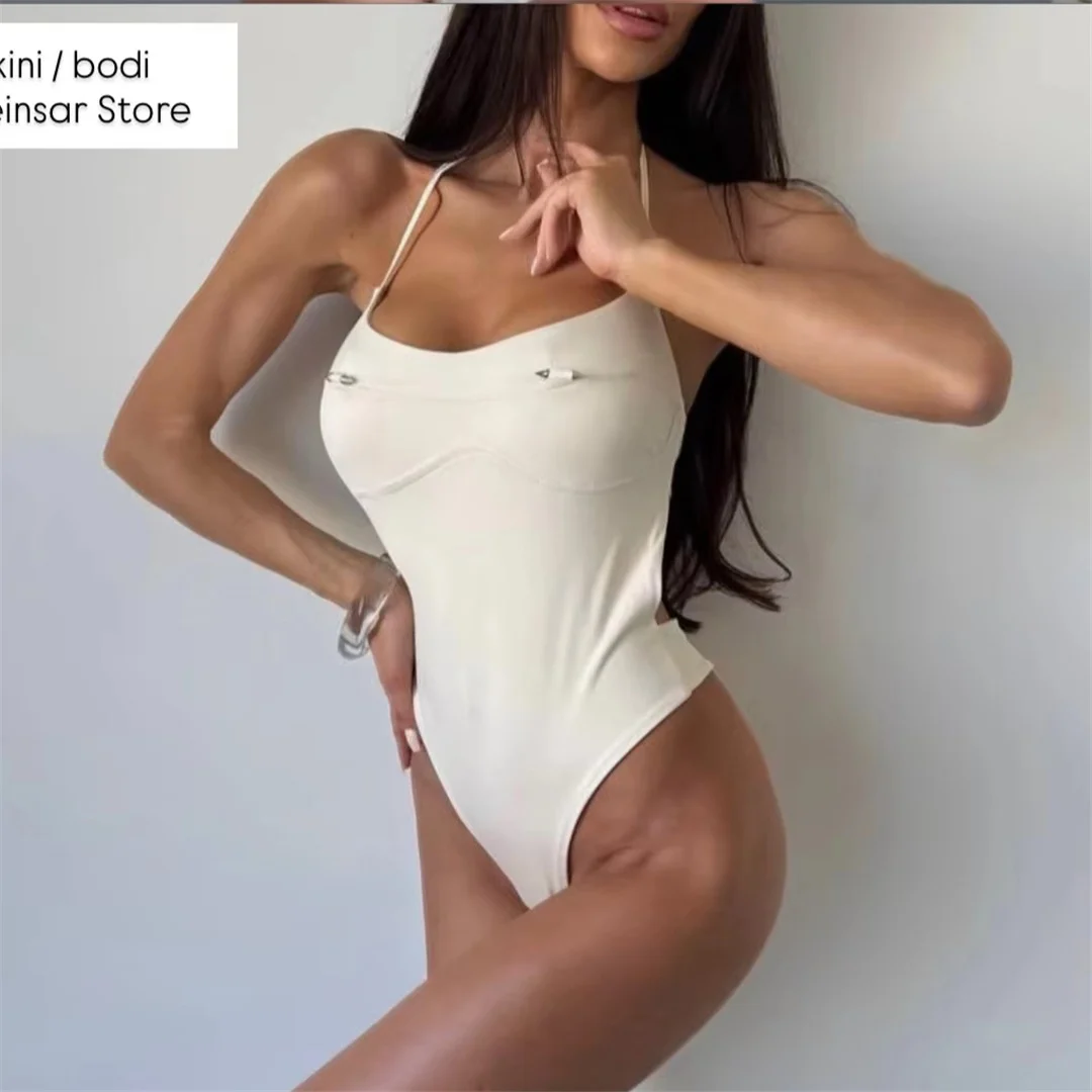 Sexy Cut-Out-Badeanzug mit Bügel für Damen, einteiliger Badeanzug, extrem kurzer String-Mini-Micro-String-Badeanzug, Badebekleidung, Badeanzug V7744 – Detail 7