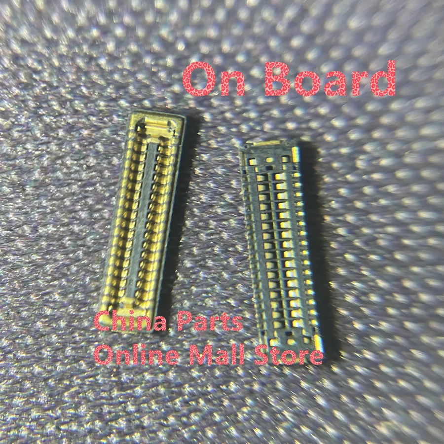 10-100-pecas-lote-cabo-flexivel-de-botao-para-placa-mae-huawei-mate30-32-pinos-conector-duravel-de-material-pc