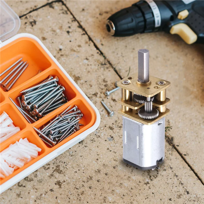 ABJY-Micro-Speed Reduction Motor Mini Getriebe Motor mit 2 Anschlüssen für RC Auto Roboter Modell DIY Motor Spielzeug