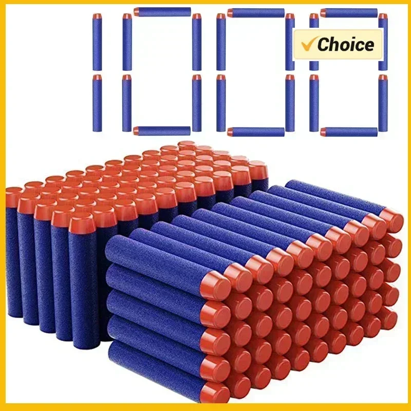 

F1000-50 шт. синие однотонные пули с круглой головкой 7,2 см для игрушечных пистолетов серии бластеров сменные дротики детские игрушечные пистолеты аксессуары