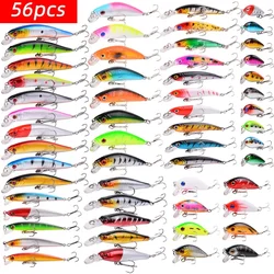 56/28/12/10/4pcs Fishing Lures Kit Set Topwater Mixed Fishing Lure Pesca Hard Baits Swimbait For Bass Pike Saltwater Freshwater