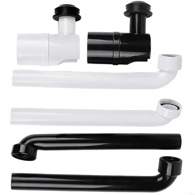 

X9FA Adjustable Sink Drain Trap 1/4Inch Space Saving Sink Waste Trap For Bathroom Adjustable Washbasin Siphon Enduring