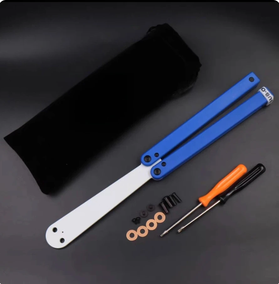 Practice Butterfly  Plastic Unshaved Folding Pocket  Balisong Trainer