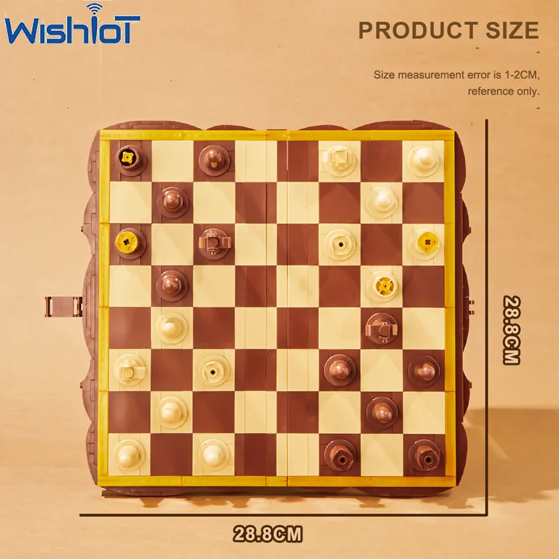 

Креативная 5030 шахматная настенная художественная модель, строительные блоки, головоломка, 816 шт., собранная настольная игра, декор комнаты, маленькие кирпичи MOC, игрушки, подарок для детей