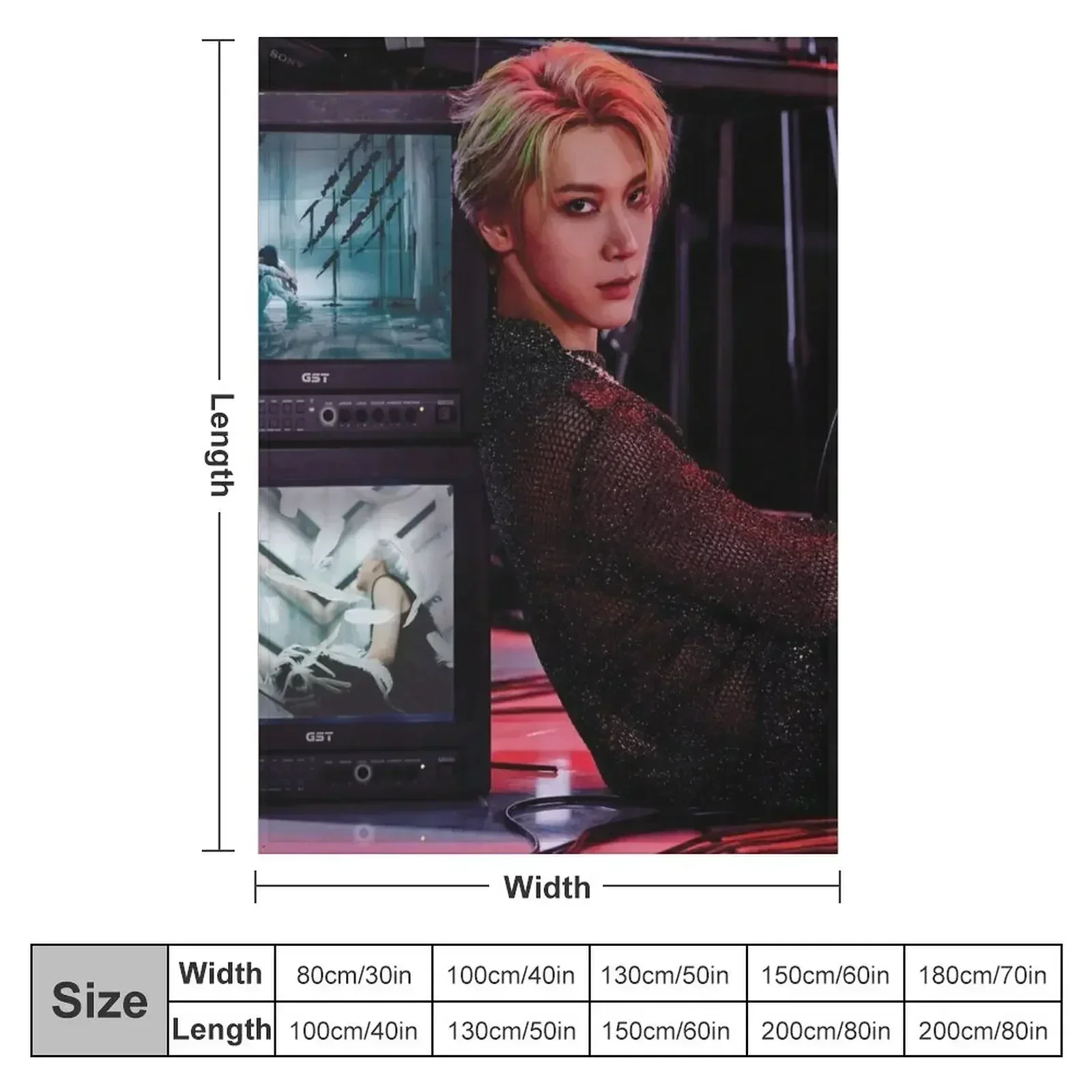 WayV Ten (the controller) Throw Blanket couch cozy soft plush fuzzy picnic outdoor blanket