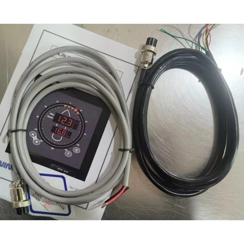 

Marine Wind Speed and Direction Repeater Anemometer Display IR761 Boat Wind Speed and Direction Comprehensive Display