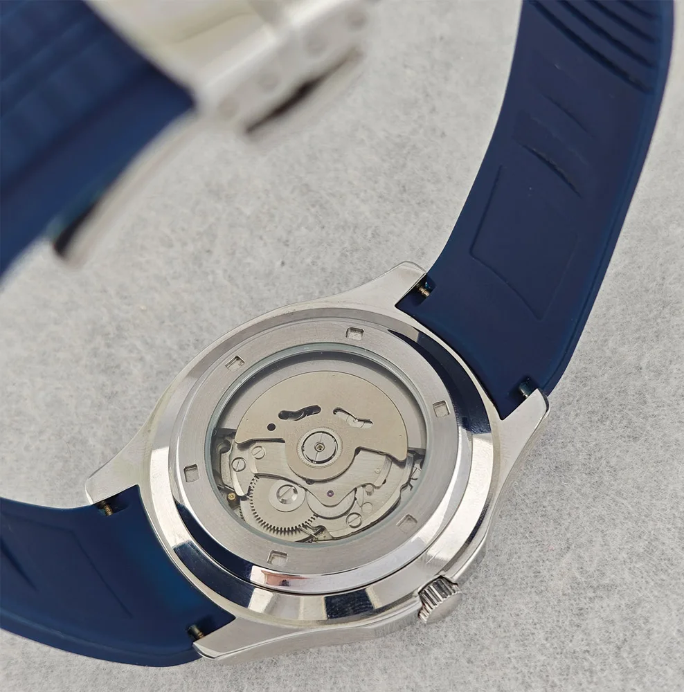 NH35 Watch Colorful Dial Fully Luminous Watch Stainless Steel Sapphire Glass Case Waterproof Watch Automatic Mechanical Watch