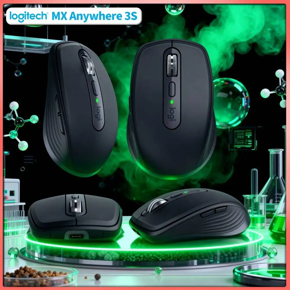Professional MX Anywhere 3S - 8000 DPI, Hyper-Scroll, USB-C, Must-Have for Jeweler & Design Sketch Work