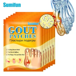 8/16/32/64pcs Foot Gout Treatment Patch Thumb Corrector Sticker Finger Hallux Toe Bunion Pain Relief Medical Plaster Health Care