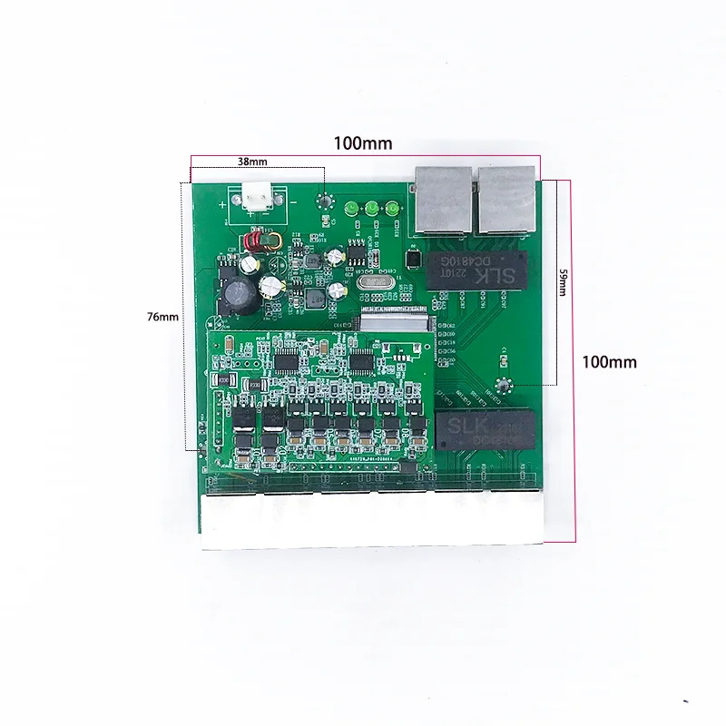 アップリンクnvrポートを備えたクラス8スイッチ,48v,300w〜500w,802.3bt,8ポート,100 1000m,2ポート