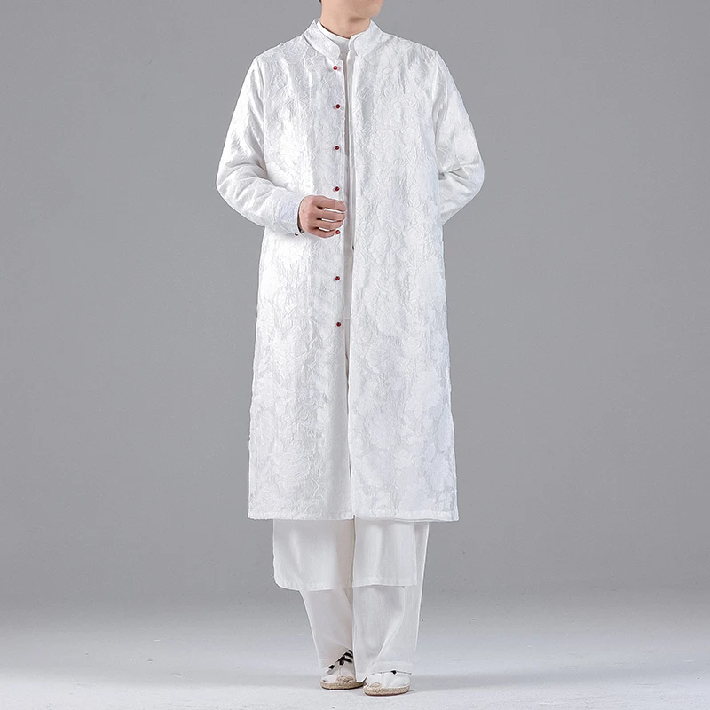 automne-hommes-robe-retro-robe-2025-hommes-col-montant-ancien-hanfu-vetements-d'exterieur-style-chinois-male-decontracte-tang-costume-elegant-han-fu