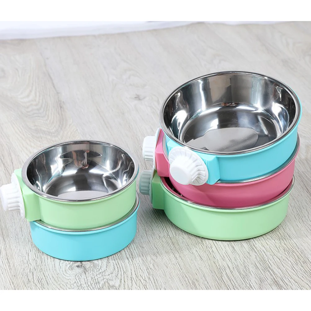 

Pet Hanging Cage Bowl Pet Bowl Stainless Steel Bowl dog bowl food bowl for dog