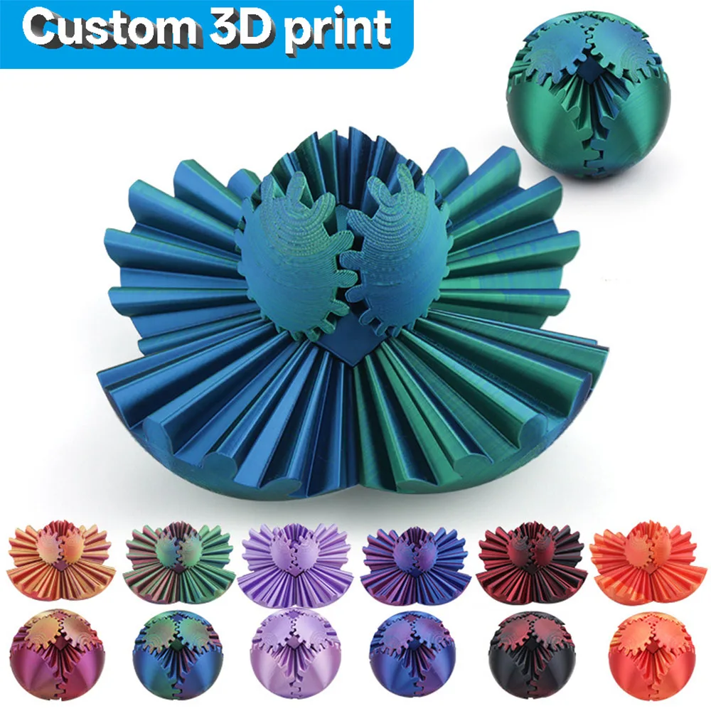 Custom Metal 3D Printing Service High-Quality Titanium Metal 3D Printing MJF SLS SLM 3D Printing moq1pc cnc machining part