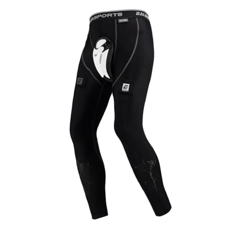 

Men's Cut‑Resistant Compression Hockey Pants with Bio‑Flex Protective Cup Jock Briefs for Men and Boys