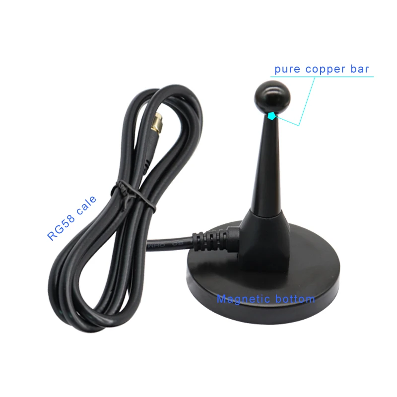 Top Perforance Pure Copper 2.4G Zigbee  High Gain 22dbi Omni WiFi Antenna 2400~2500Mhz Bluetooth Aerial For Communicate N SMA