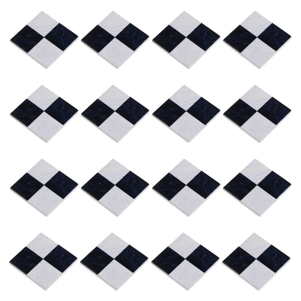 

45Pcs Smooth Edge Wood Flooring Mini Floorboard Sheets for DIY Dollhouse Miniature Flooring Accessories Kids Craft Supplies