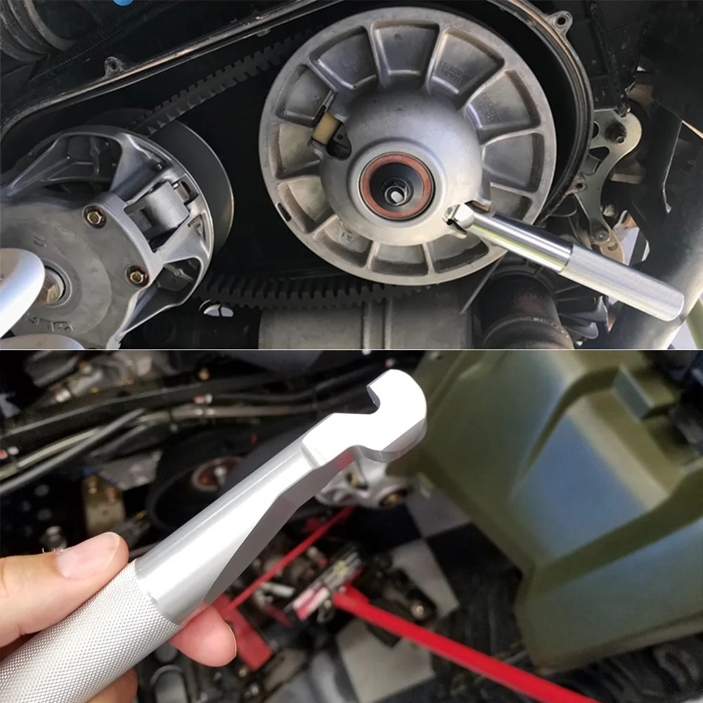 クラッチ除去レンチツールキットためポラリスrzr 900 s 1000 s xp 800ターボスポーツマン570ベルト変更ツールutvアクセサリー