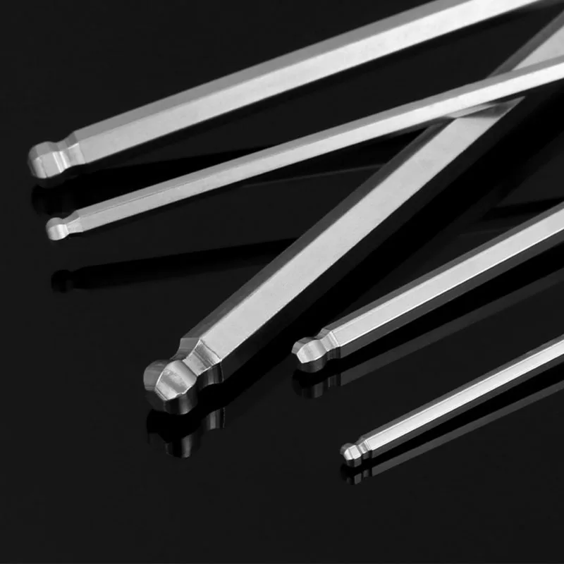 Blue T-handle Blat Head Hex Key Wrench Chrome Vanadium Steel Lengthen Hex Key Allen Wrench for Hardware Home Use Repair Tool
