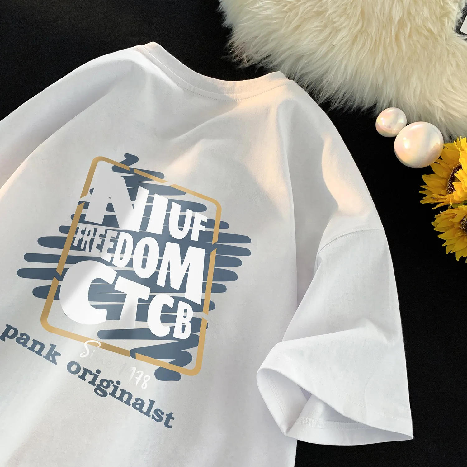 100 Percent Cotton Men T Shirt Men Short Sleeve Tee Classic Letter Print Summer Style New Casual Top — купить у AliExpress WW
