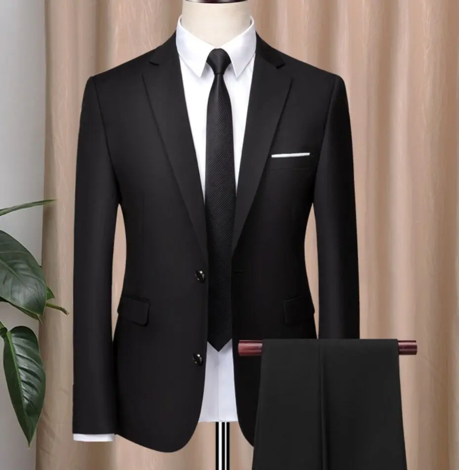 

New pattern Men's Jacket Pants Double Breasted Groom Wedding Tuxedo Party Suit For Men Tuxedo Slim Fit Suit Blazer