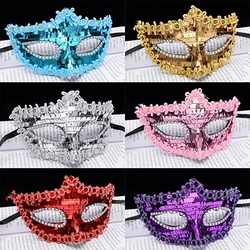 Sexy Lady Diamond Venetian Mask Wedding Carnival Performance Costume Dance Party Mask Masquerade Christmas Halloween Party Decor