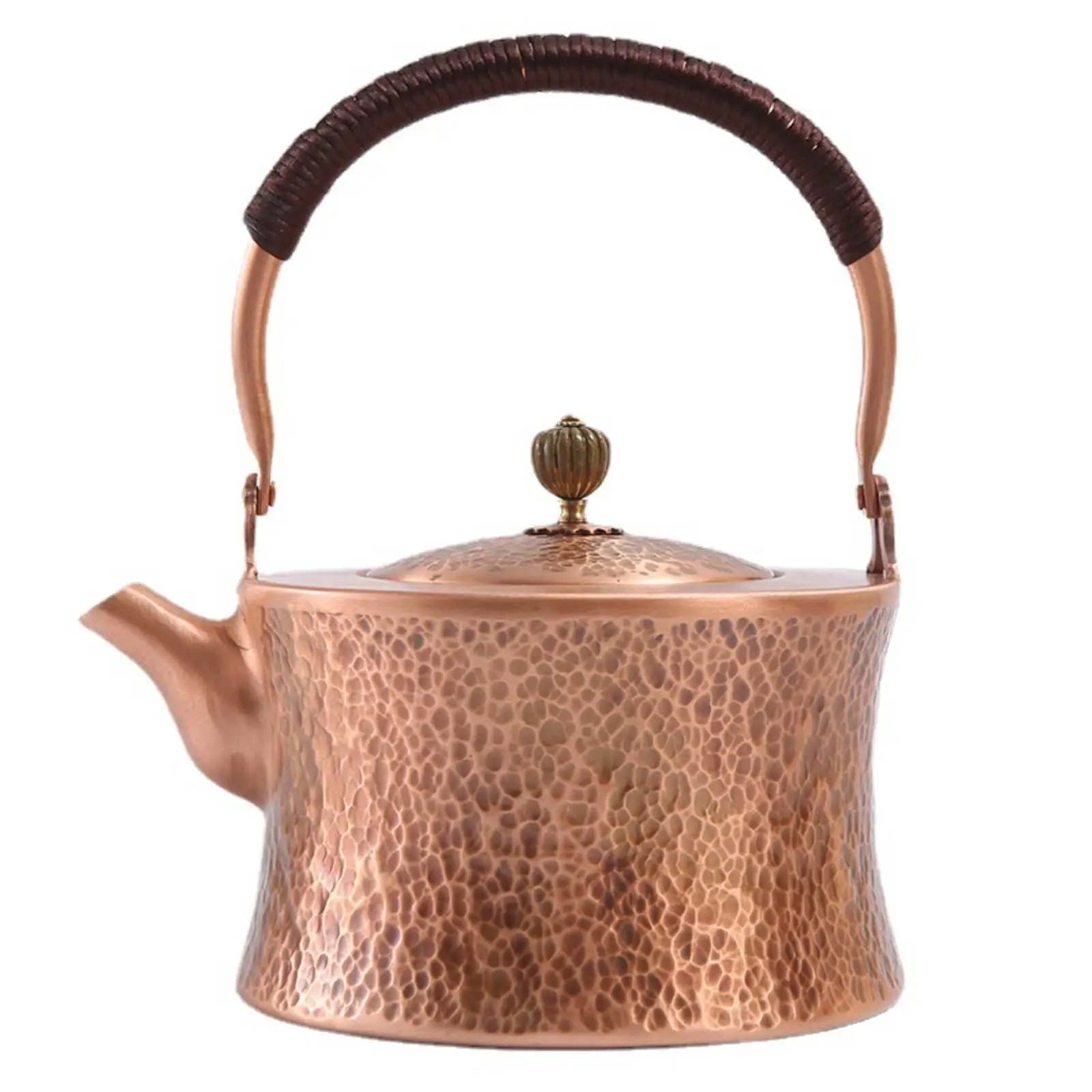 Hammered Copper Tea Kettle Handcrafted Style Copper Tea Kettle Traditional for