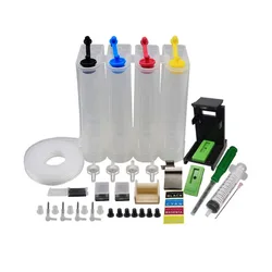 Universal 4Color Continuous Ink Supply System With Accessaries Ink Tank For Use In HP Canon Brother Epson All Printer CISS