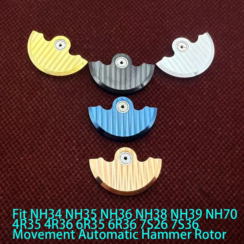 

Customize Movement Automatic Oscilating Weight Hammer Rotor Fit for NH34 NH35 NH36 4R 6R 7S Movement Automatic Rotor Refit Parts