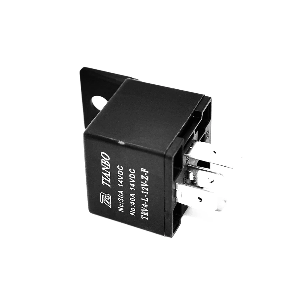 

1PCS TRV4-L-12V-Z-F Automotive Relay with Base 40A 14VDC Household Relay Module