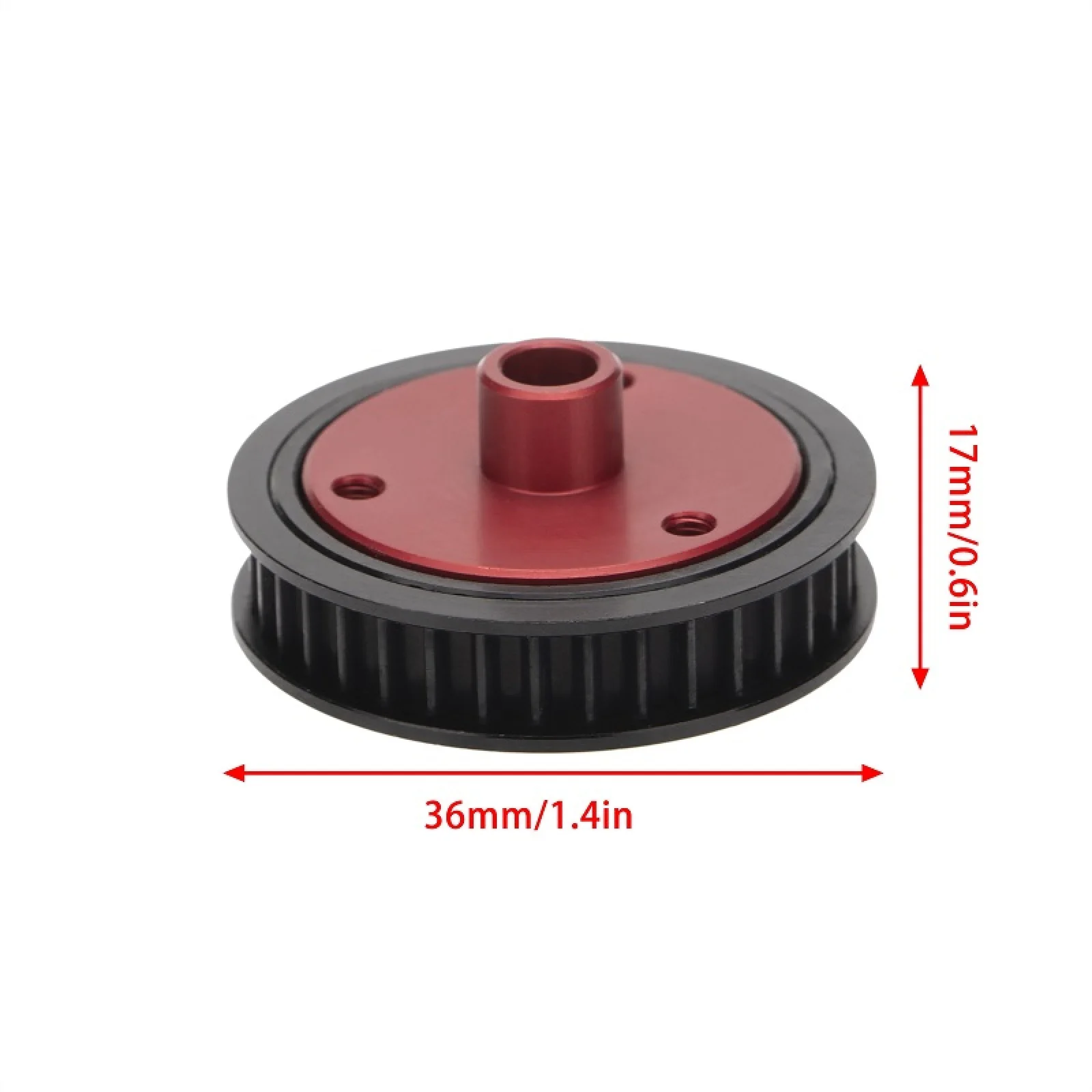 1 jeu de système d'engrenages de Transmission par courroie de 3.2mm pour voiture 1/10 RC chenille axiale SCX10 90046, mise à niveau, pièces de bricolage