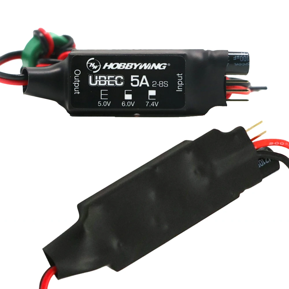 BEC réglable de la technologie 2-8S 5V 6V 7.4V 5A de puce de régulateur de DC-DC de HobbyOOpour des pièces de voiture de RC