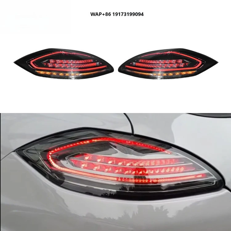

[1979ll] Car Rear Lights 2009-2013 970.1 Tail Lights Upgrade to 2016 Style Led Taillights for-Porsche Panamera 970 970.1