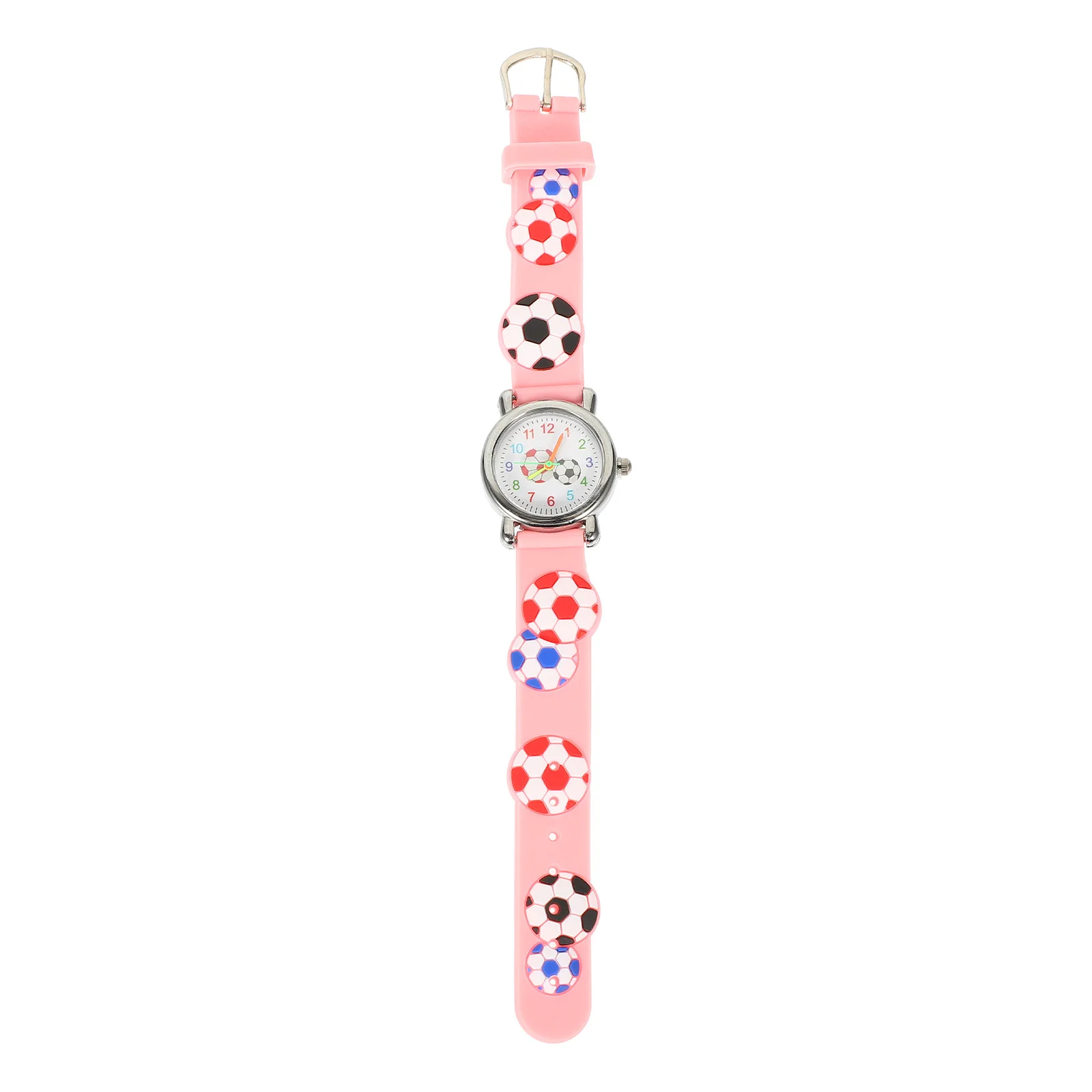 

Fashion Sports Soccer Ball Watch Cartoon Design Perfect for Learn Time Birthday Festival Gift Watch