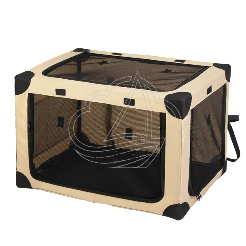 Amazon specializes in pet car dog cage trunk cage big dog car foldable cat kennel pet cage