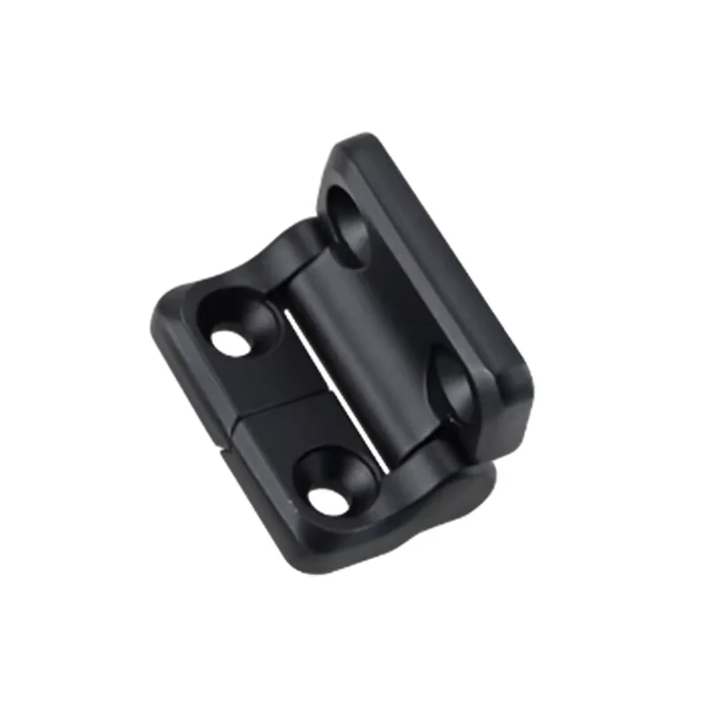2pcs Black Zinc Alloy Hinge Square Damping Hinge Can Stop Damping Torque At Will Hinge Used For Industrial Cabinets