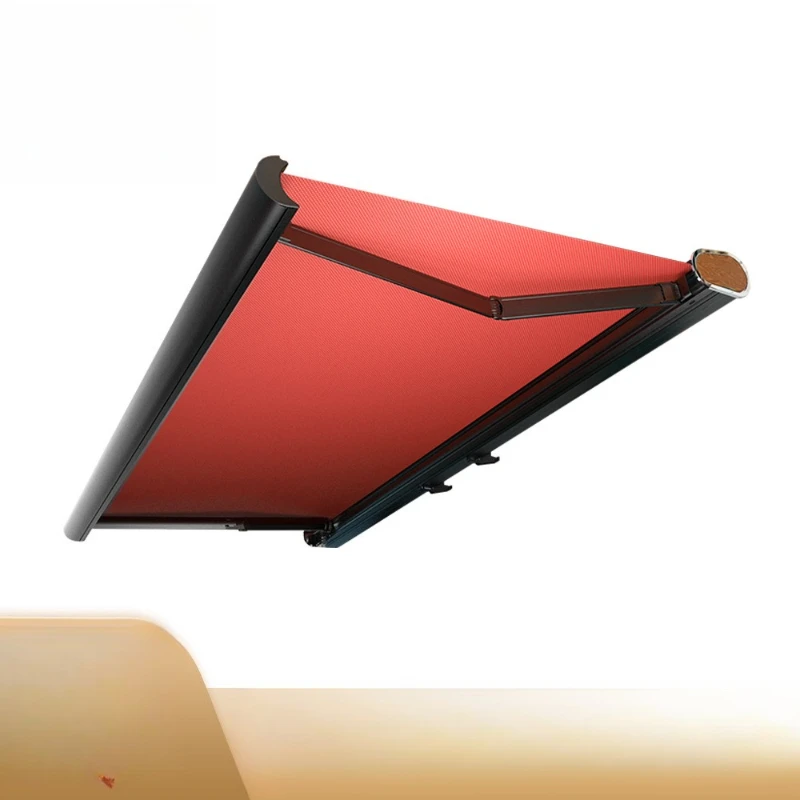 

Full box telescopic canopy outdoor electric awning folding household courtyard balcony sun protection