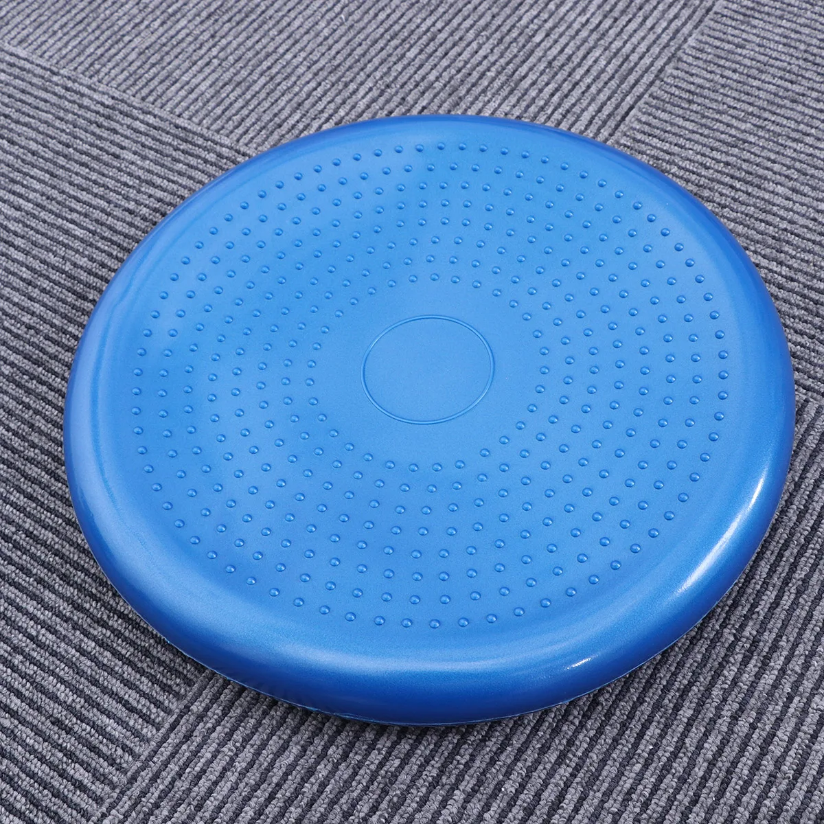 Extra dikke opgeblazen balansschijf 13 inch diameter kernstabiliteit wiebelkussen verlicht rugpijn blauw