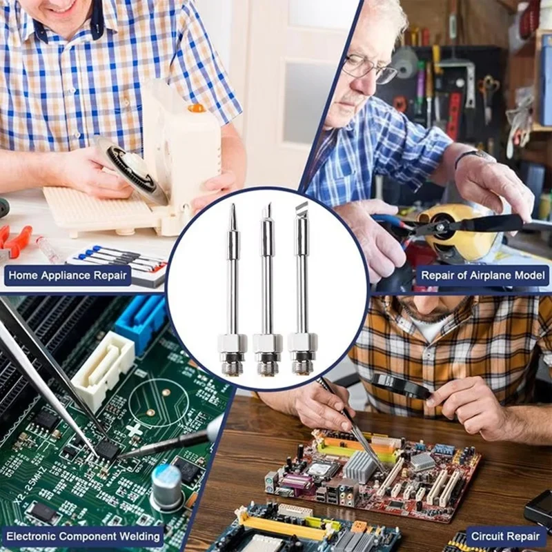 4 ชิ้น 510 อินเทอร์เฟซเคล็ดลับการบัดกรีและ Burnt หัวข้อสําหรับ USB ชาร์จอุณหภูมิปรับบัดกรี Pen-75 Store