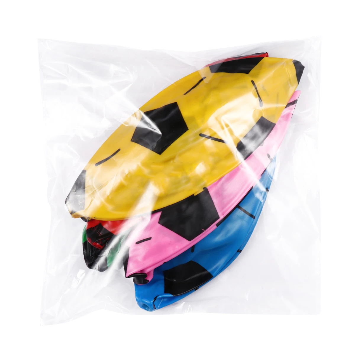 6 Stück aufblasbare Mini-Fußbälle, 20 cm, weiche Stress-Quetschbälle für Kinder, Spielen, Pool, Outdoor-Wurf, Sportaktivitäten