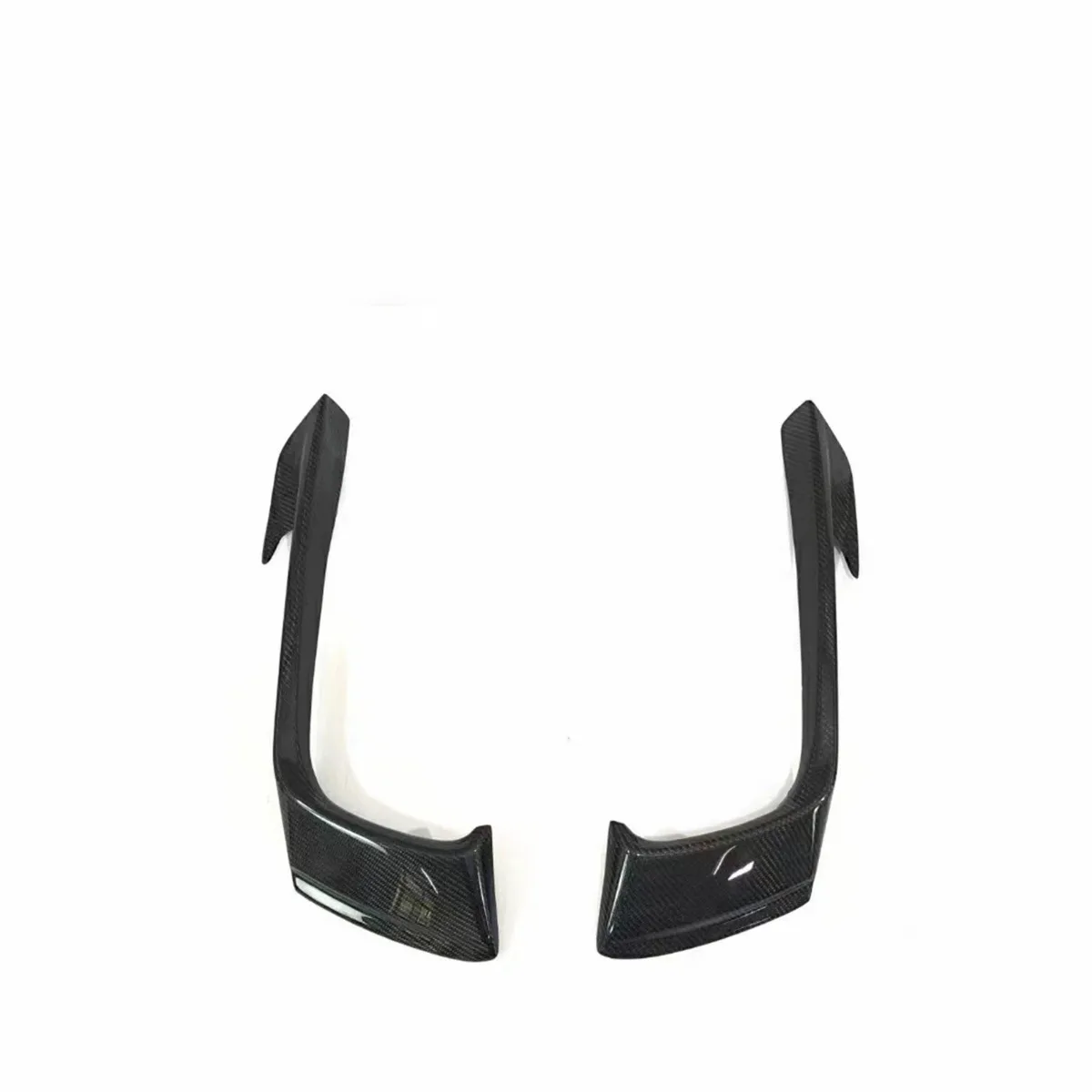 Front Bumper Side Fog Light Dry Carbon Fiber Air Vent Intake Frame Cover Trim For Porsche 718 Boxster Cayman 2016-2019 982 Coupe