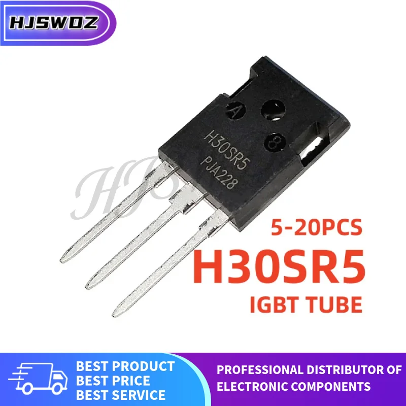5-20 peças h30sr5 ihw30n160r5 to-247 igbt transistor de tubo único novo em estoque
