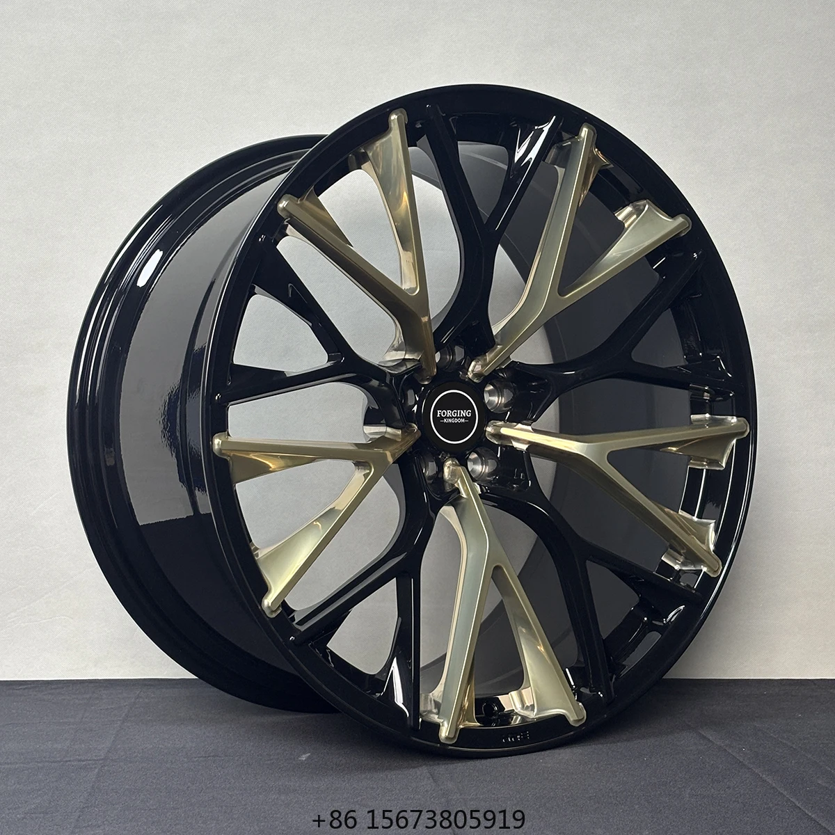 Double-Piece Forged Aluminium Alloy Automotive Wheel Hub Ultra Lightweight Multi-Spoke Track Ready New 40mm 25mm