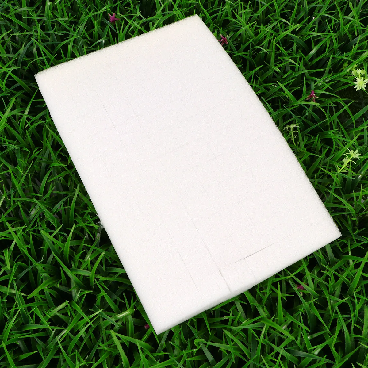 2Sheet Planting Sponge White 25Mm Cube Soilless Hydroponic Seedlings Cultivation Gardening Tools 96 Mini Sponge Cubes Sheet