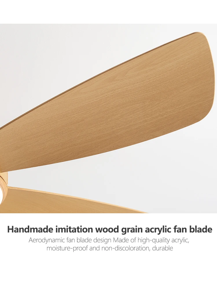 46/56 Inch Suction top Ceiling Fan lamp The bedroom Restaurant Modern Simplicity Lamp fan One DC Remote control Low Floor Fan L