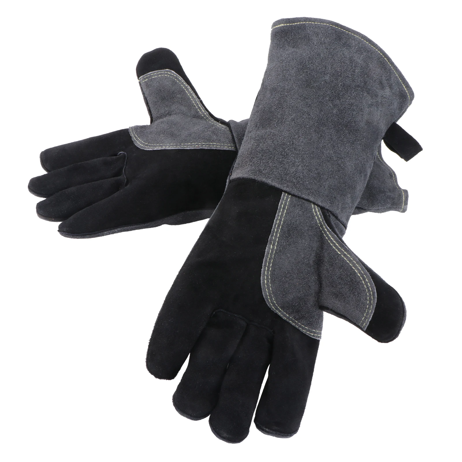 

Heat Resistant Fire Proof Gloves Long Length Forearm Wrist Protection Durable Practical Industrial Cooking Barbecue Gear