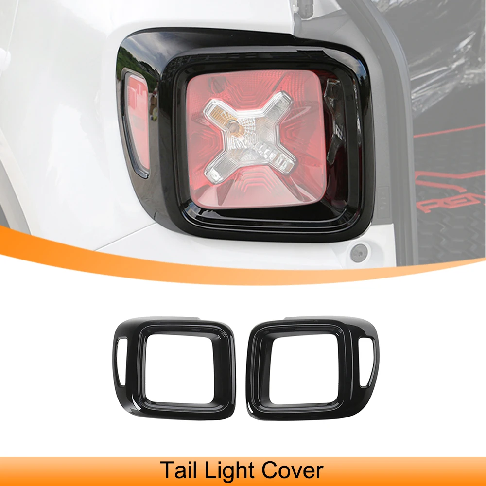 Car Tail Light Guard Rear Light Lamp Decoration Cover Trim Stickers for Jeep Renegade 2016 2017 2018-2025 Exterior Accessories